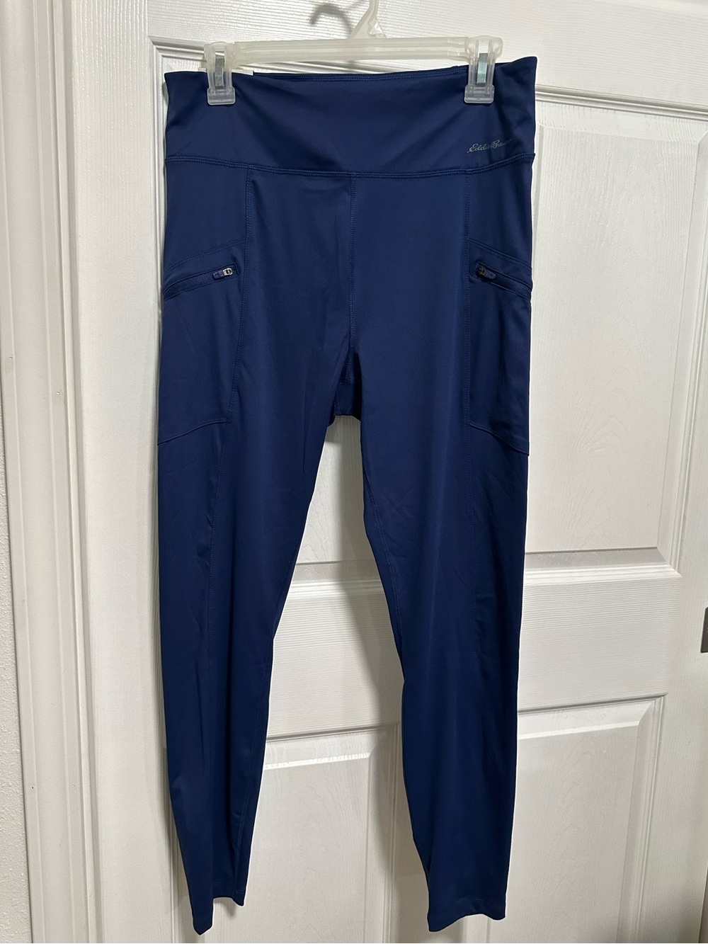 NWT Eddie Bauer Motion Women’s High Rise Leggings Blue Size L